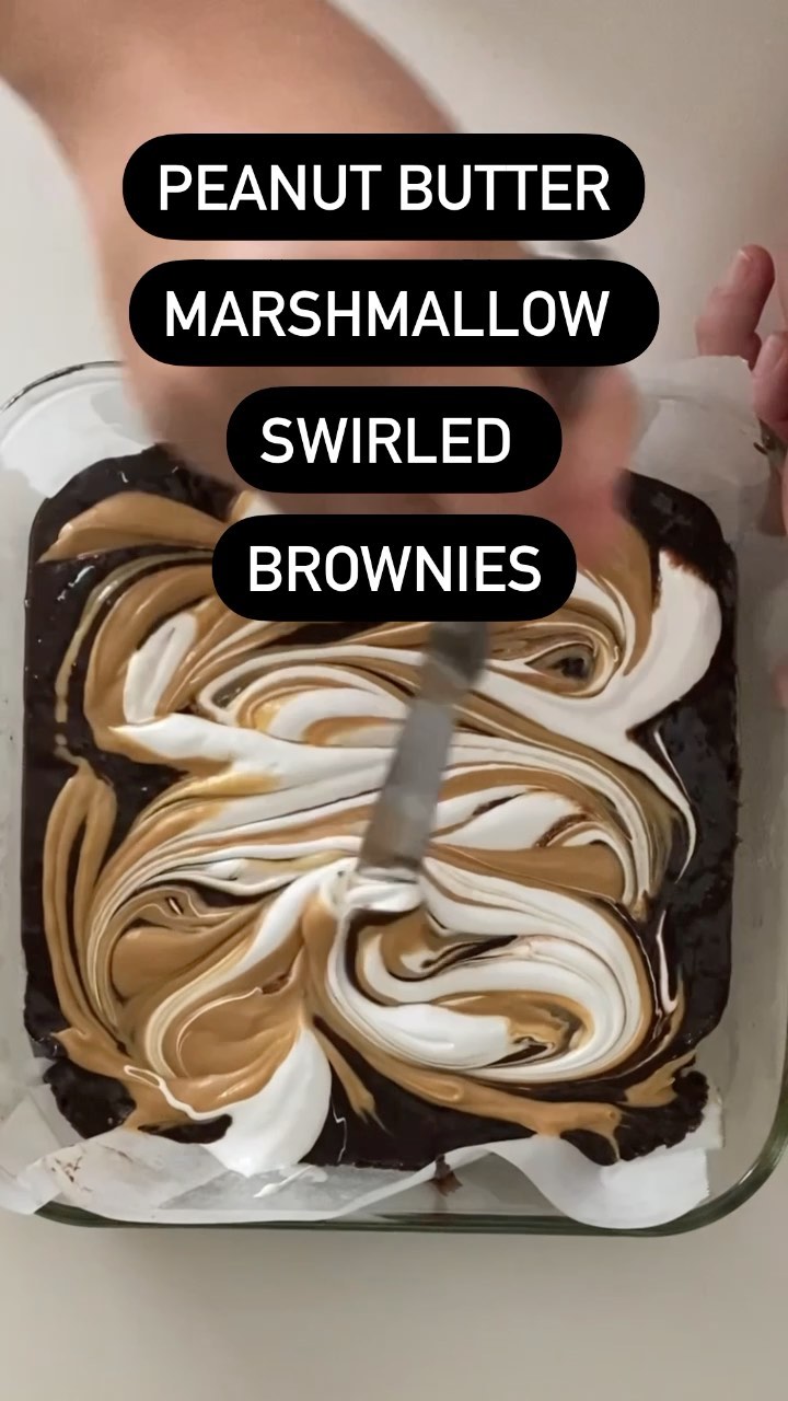 Sneak peak into some peanut butter marshmallow swirled brownies coming later this week! 👀👀

Looking for something indulgent?! This brownies recipe is it. You basically don’t need a recipe for this one. If you have boxed brownie mix (@ghirardelli boxed brownies are better than any brownies made from scratch, don’t @ me!), peanut butter and some fluff, you’re good to go! 

Recipe will be up with all the details on the site soon! 

#brownies #browniesofinstagram #browniestagram #crispcrumble #Ghirardelli #imsomartha #bakebakebake #eatcaptureshare